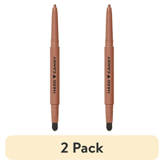 (2 pack) Hard Candy Insta Pout Lip Liner, Plumping, Perfect Match, Nude