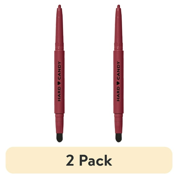 (2 pack) Hard Candy Insta Pout Lip Liner, Plumping, Summer Fling, Purple