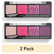 (2 pack) Hard Candy, Moods Shadow Palette, 4 Bold & Buildable Monochromatic Shades, WINK, .10oz