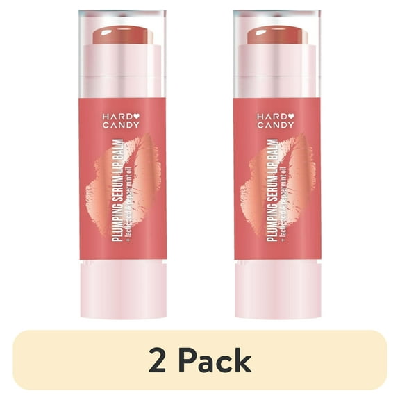 (2 pack) Hard Candy Plumping Serum Lip Balm, Colossal Caramel, 9.27 g