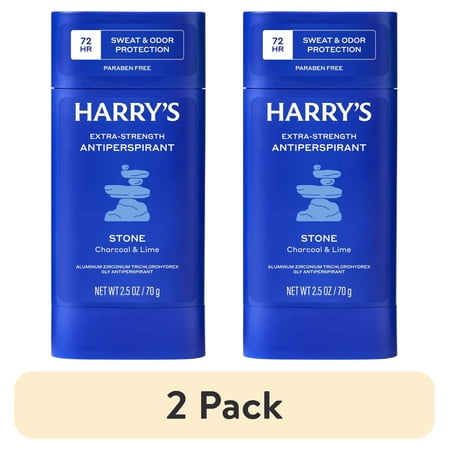 (2 pack) Harry's Extra-Strength Antiperspirant Deodorant for Men, Sweat and Odor Protection, Stone, 2.5 oz price history and forecast - Harry's 9050092902