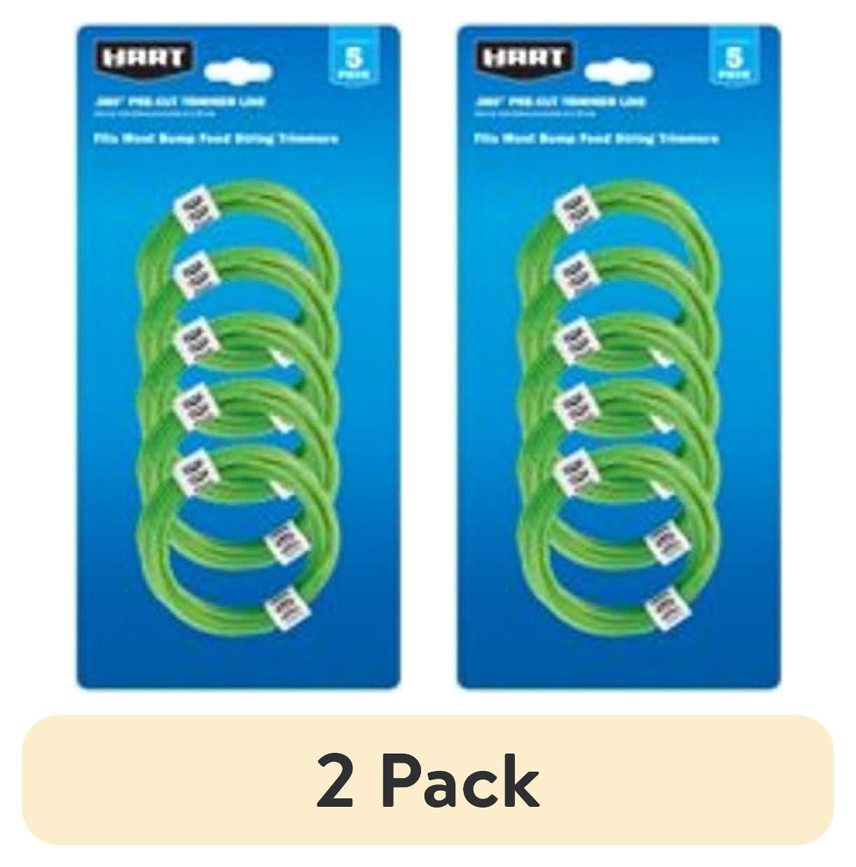 (2 pack) Hart 5 Pack .080" Precut Line for Bump Feed Trimmers
