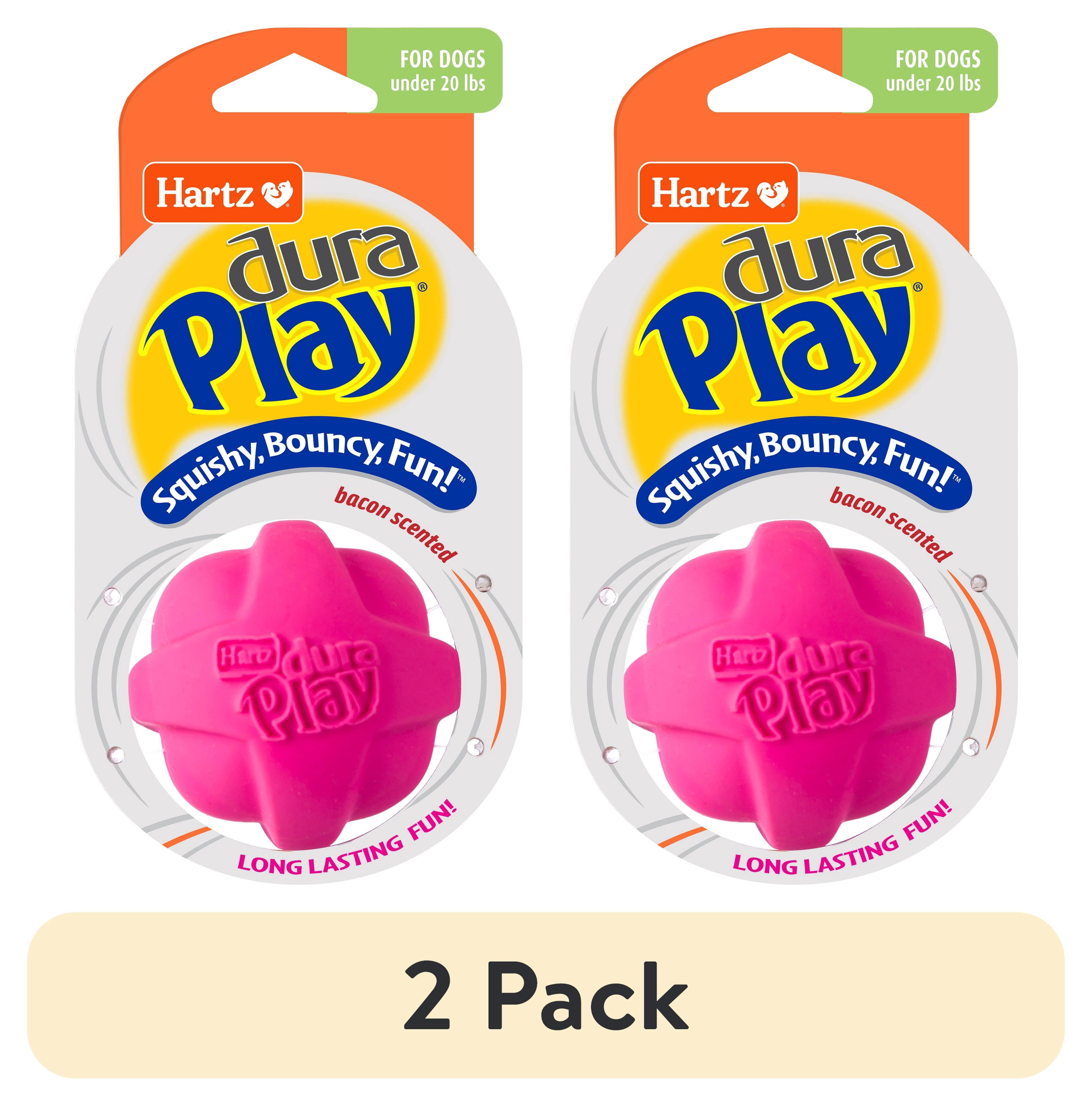 (2 pack) Hartz Dura Play Small Ball Dog Toy, Latex, 1ct