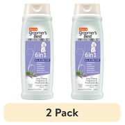 2 pack Hartz Groomers Best PROFESSIONALS 6 IN 1 Dog Shampoo, 18 fl oz.