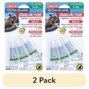 2 pack Hartz UltraGuard Dual Action Flea & Tick Topical for Small Dogs 5-14lbs, 3 Monthly Treatments