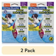 2 pack Hartz UltraGuard Pro with Aloe Flea & Tick Drops for Dogs 31-60 lbs, 3 Monthly Treatments