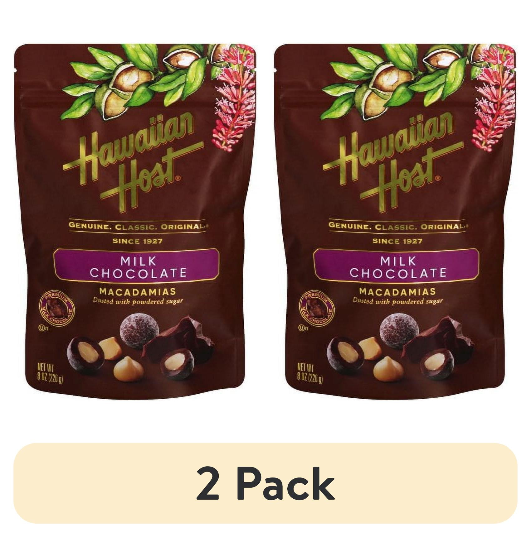 (2 pack) Hawaiian Host Milk Choc 8oz