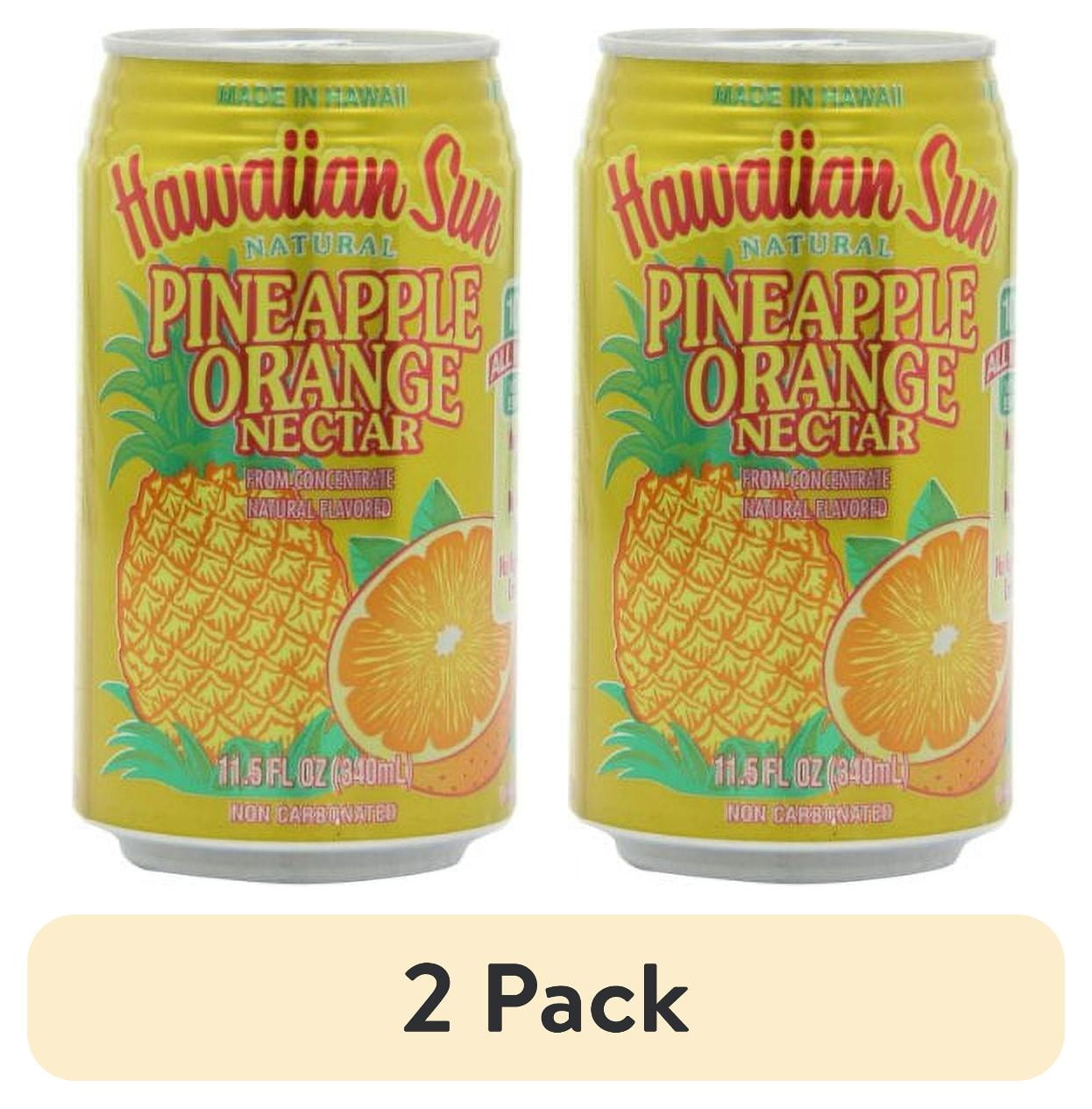 2 pack) Hawaiian Sun Pineapple Orange Nectar, 11.5 Fl. Oz., 6 Pack