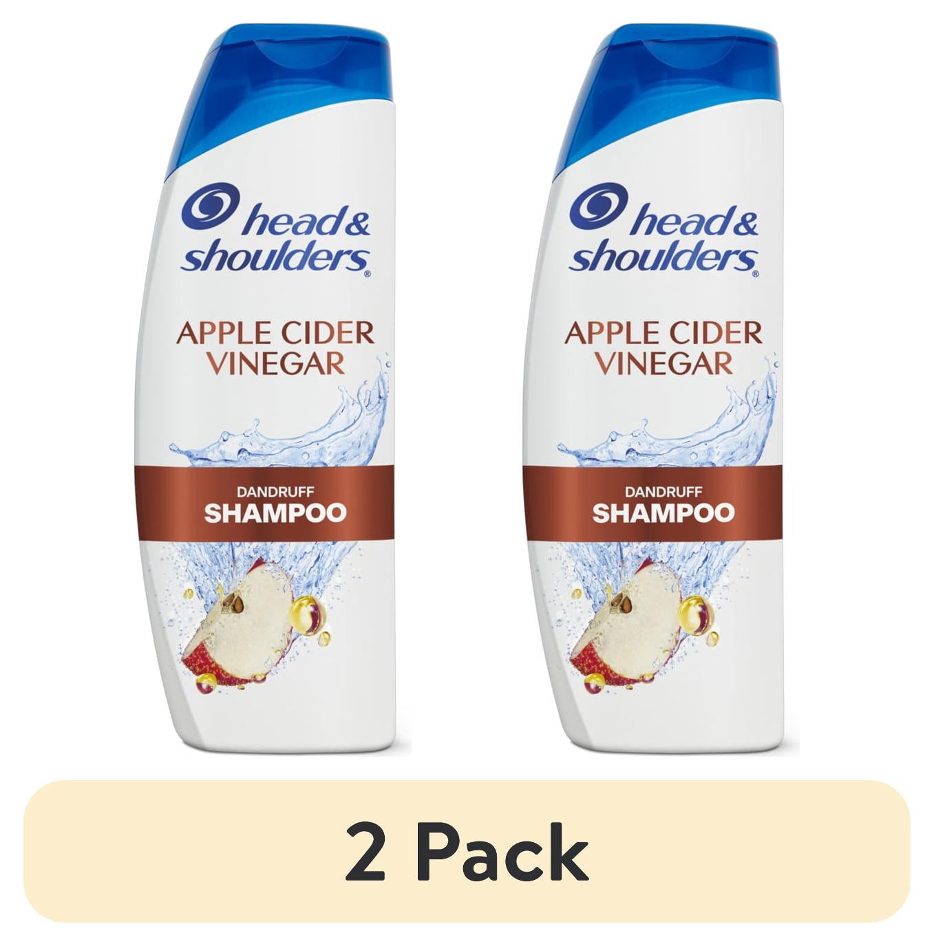 (2 pack) Head and Shoulders Dandruff Shampoo, Apple Cider Vinegar, 12.5 oz