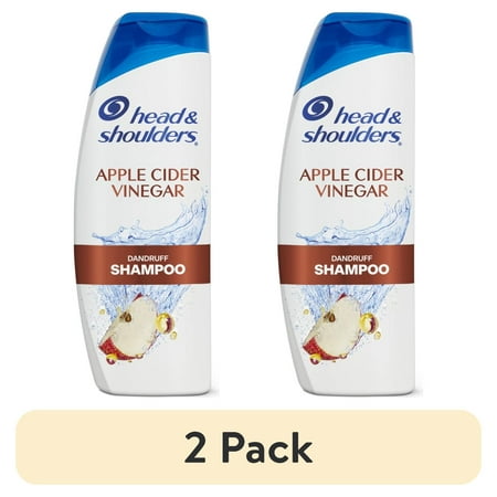(2 pack) Head and Shoulders Dandruff Shampoo, Apple Cider Vinegar, 12.5 oz