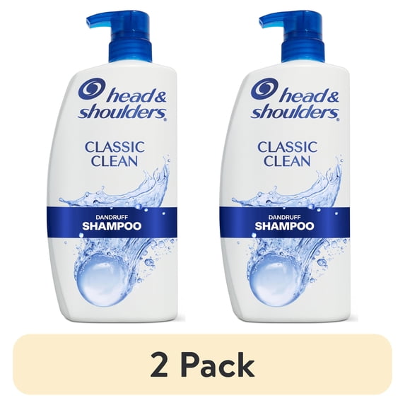 (2 pack) Head and Shoulders Dandruff Shampoo, Classic Clean, 28.2 fl Oz