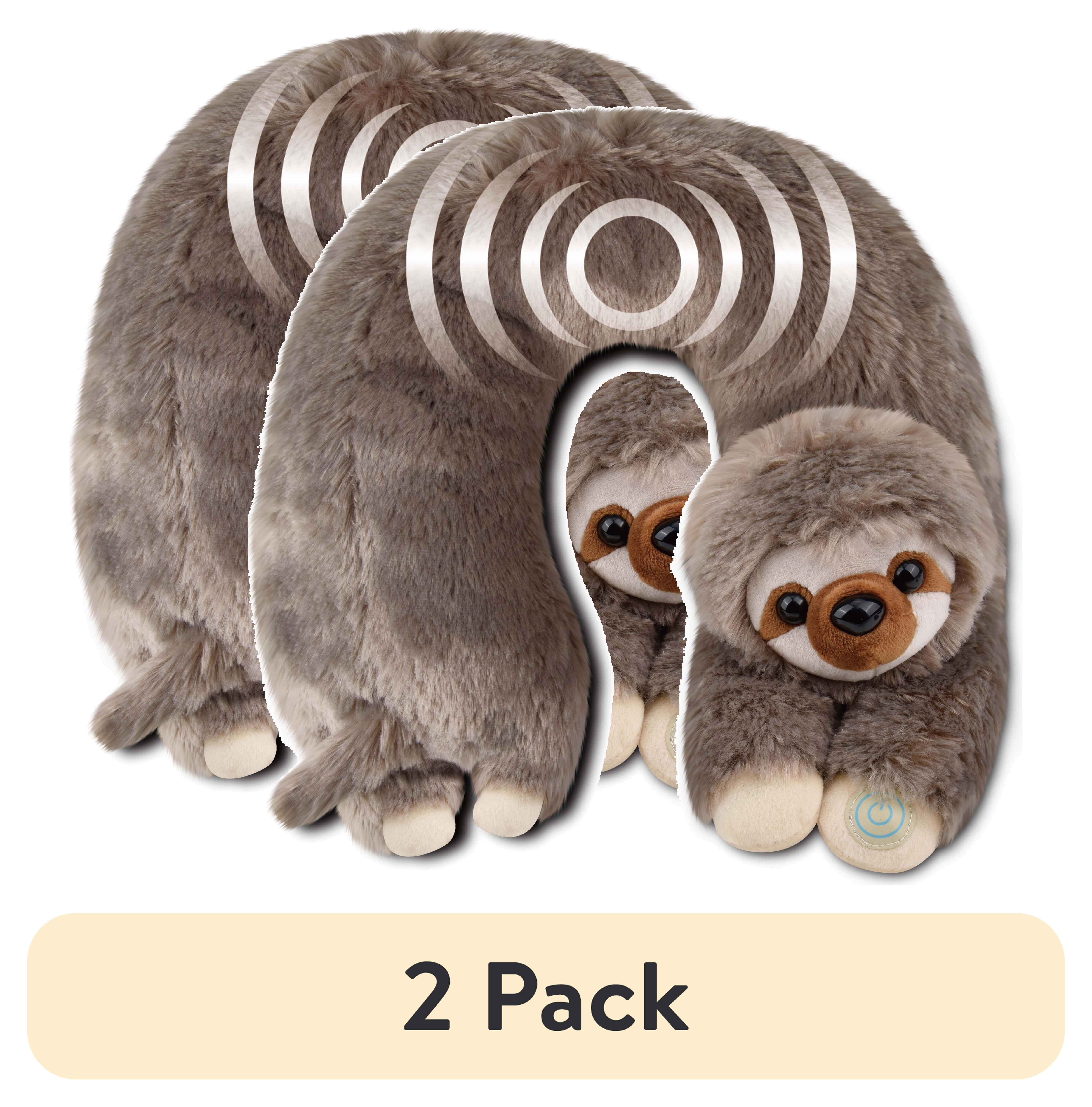 huggable vibrating sloth massager (2 pack) Health Touch Neck Massager Gift with Relaxing Vibration, U-Shaped  Lightweight – Sloth