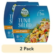 (2 pack) Heaven & Earth Tuna Salad with Corn, 5.64 oz