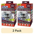 thumbnail image 1 of (2 pack) Hefty Shrink-Pak Starter Kit Multi-Sized Vacuum Compression Bags with Hand Pump, Closet Organizer, Adults and Tweens, 1 of 16