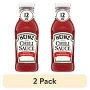 (2 pack) Heinz Chili Sauce, 12 oz Bottle, Casein Free
