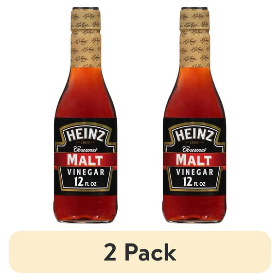 (2 pack) Heinz Gourmet Malt Vinegar, 12 fl oz Bottle
