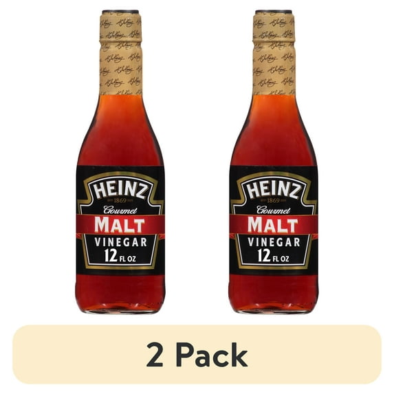 (2 pack) Heinz Gourmet Malt Vinegar, 12 fl oz Bottle
