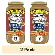 (2 pack) Heinz HomeStyle Chicken Gravy Value Size, 18 oz Jar