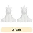 thumbnail image 1 of (2 pack) Hello Hobby Ceramic Paintable Figurine Sitting Unicorn, 5.25" Height White Craft Base, 1 of 9
