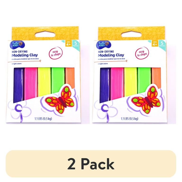 pack) Hello Hobby EZ Shape Non-Drying Brights Modeling