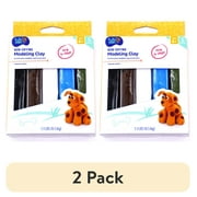 (2 pack) Hello Hobby EZ Shape Non-Drying Natural Modeling Clay1 lb.
