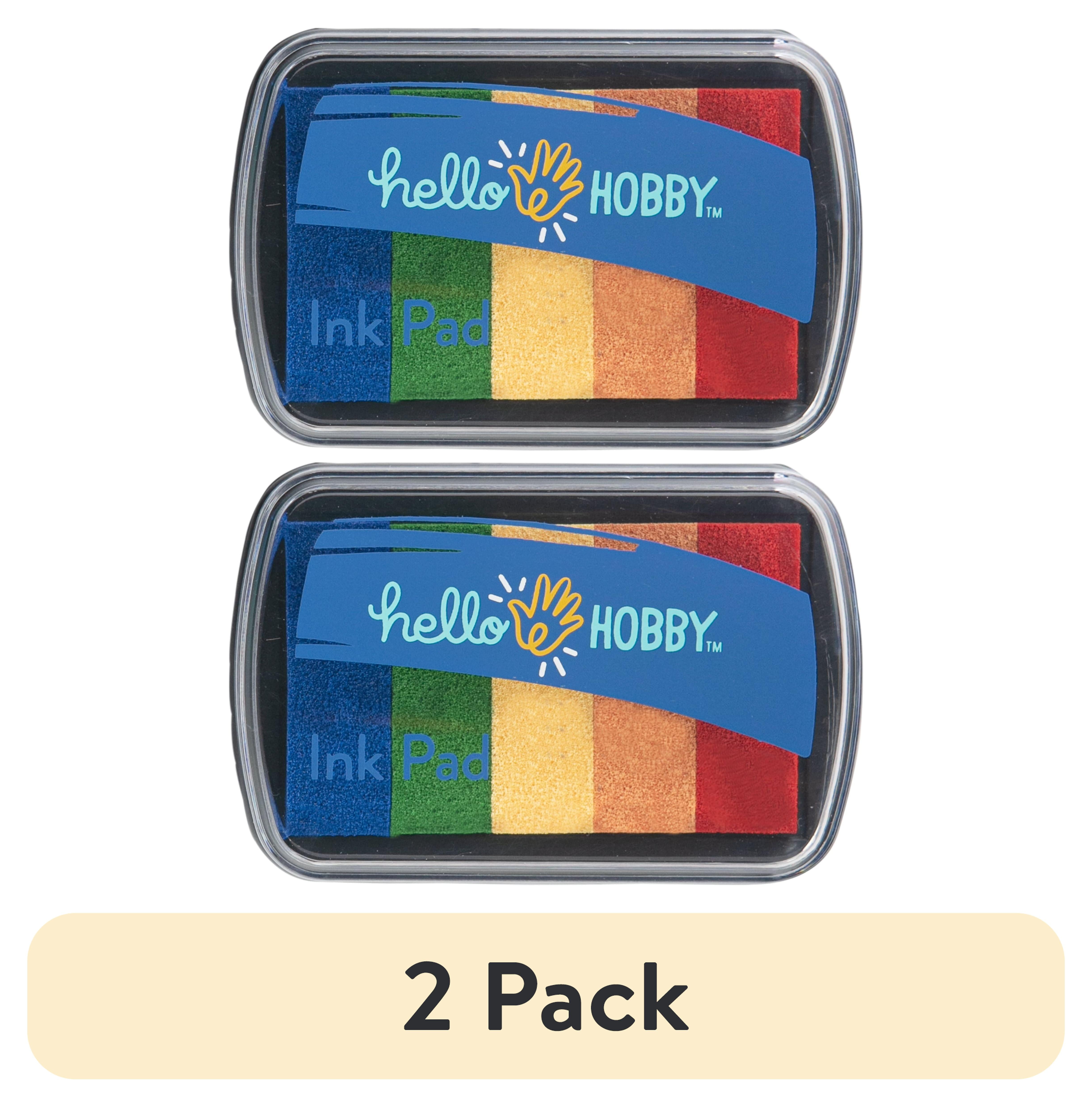 (2 pack) Hello Hobby Ink Pad for Stampling, Bright Ombre