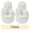 thumbnail image 1 of (2 pack) Hello Hobby Paintable Cactus Figurine, White 6" Ceramic Base to Paint, 1 of 10
