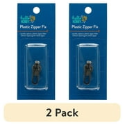 (2 pack) Hello Hobby Plastic Sewing Zipper Fixers, 6 Count