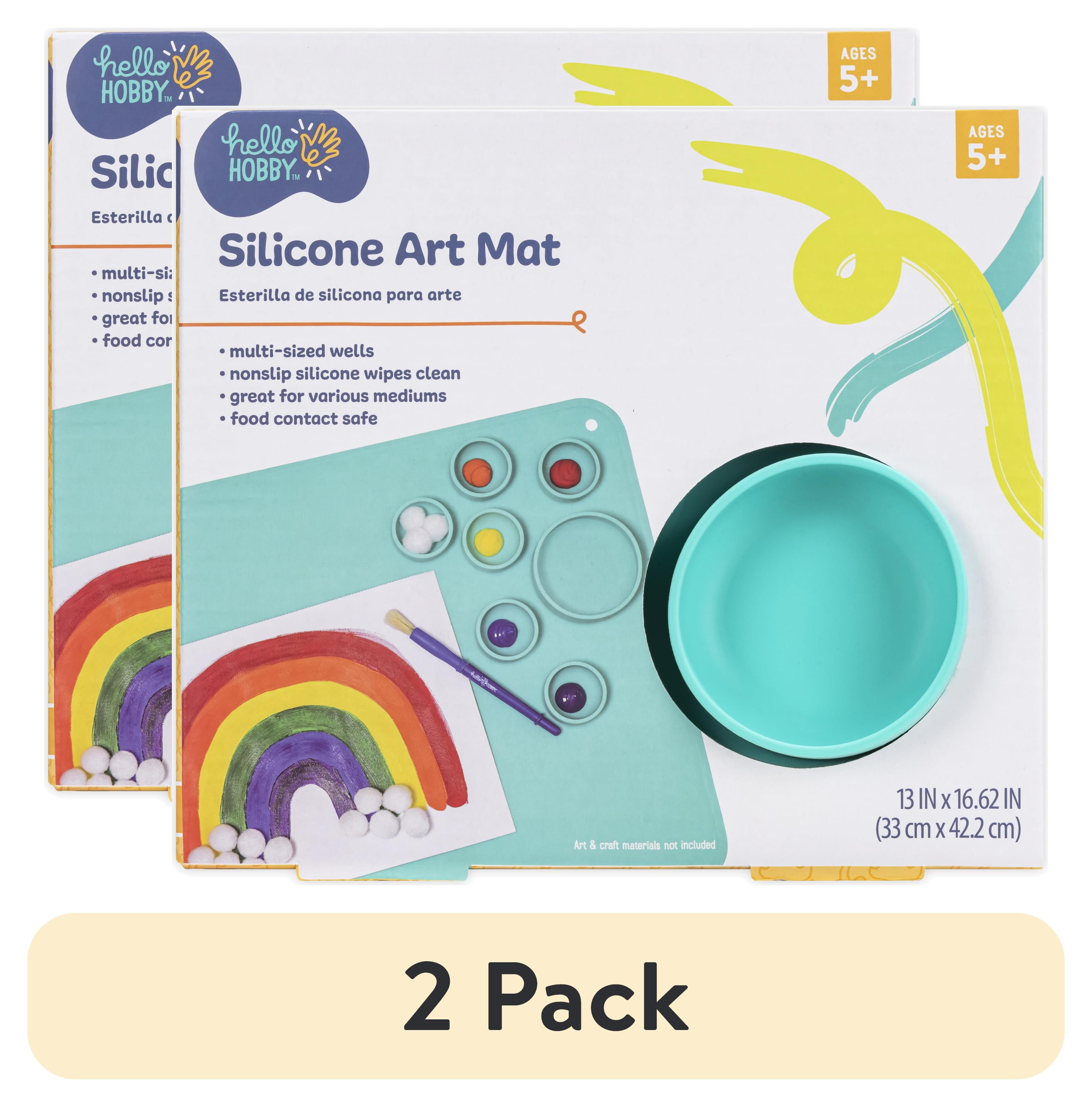 (2 pack) Hello Hobby Silicone Craft Mat