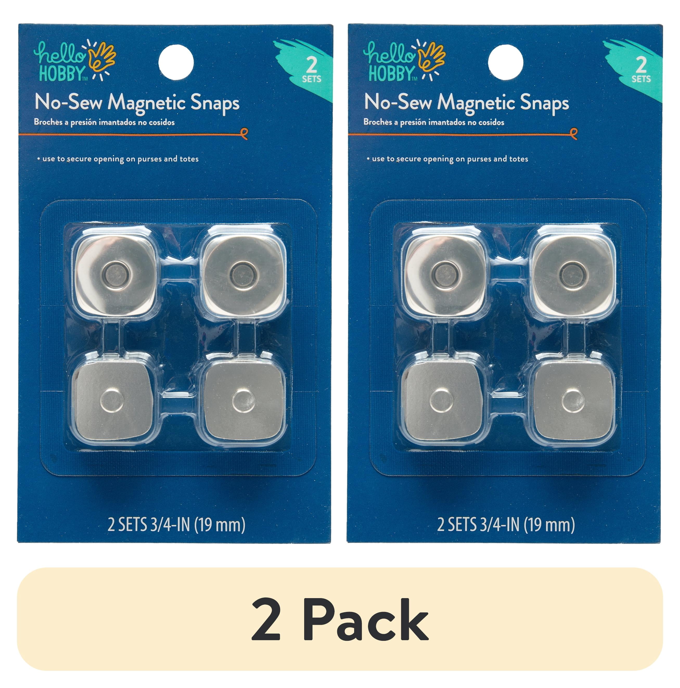 (2 pack) Hello Hobby Snap Magnet 3/4"