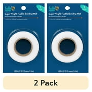(2 pack) Hello Hobby White Super Weight Iron-on Sewing Fusing Web, 13 Yards
