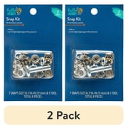 (2 pack) Hello Hobby Wht Snap Fastnrs