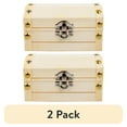 thumbnail image 1 of (2 pack) Hello Hobby Wood Treasure Chest, Boys and Girls, Child, Ages 6+, 1 of 6