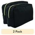 thumbnail image 1 of (2 pack) Hello Hobby Zippered Customizable Nylon Storage Bag, Medium, Black, 1 of 10