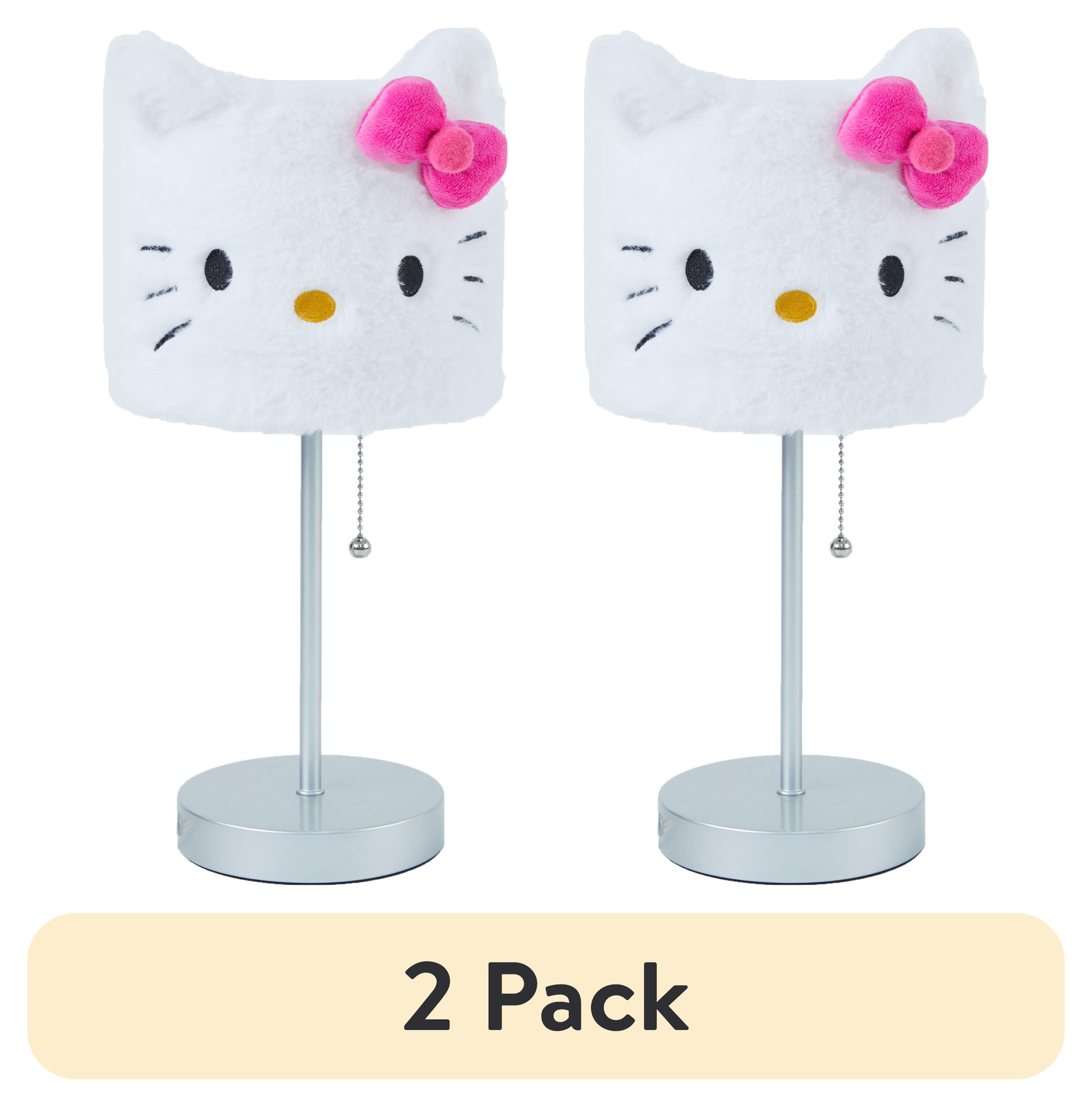 2 pack) Hello Kitty Plush Table Lamp 15
