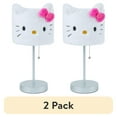 thumbnail interactive-video image 1 of (2 pack) Hello Kitty Plush Table Lamp 15" H - Adorable Plush Light for Kids' Rooms, 1 of 9