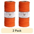 thumbnail image 1 of (2 pack) Hemptique Hemp Cord Spool 20lb 205'-Orange, 1 of 3