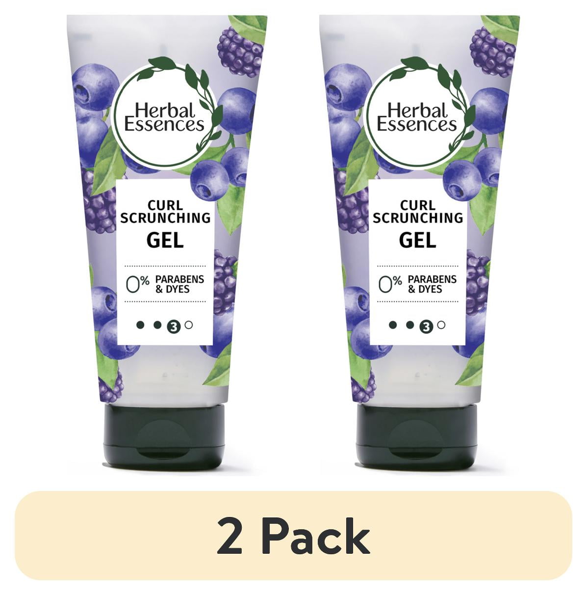 2 pack) Herbal Essences Curl Scrunching Hair Spray Gel, Curly Hair