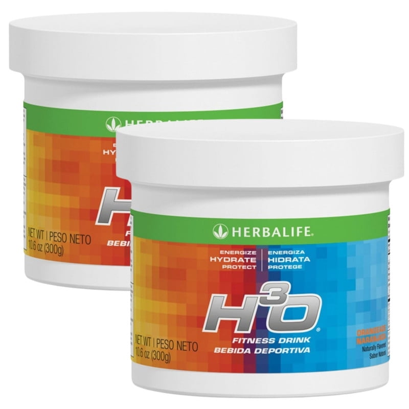 Herbalife, H³O Fitness Drink, 10.6 Oz Canister, Orangeade flavor