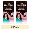 thumbnail image 1 of (2 pack) Herbishh Combo: Bubble Hair Dye Shampoo - Dark Brown & Argan Oil Hair Mask, 150ml | 3-in-1 Permanent Hair Color, 100% Gray Coverage, Ammonia-Free, Travel-Friendly, 1 of 9
