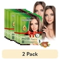 thumbnail image 1 of (2 pack) Herbishh Argan Hair Mask with Keratin for Deep Conditioning & Hydration, Revives Frizzy & Damaged Hair, Sulfate & Paraben Free, 25 ml, 1 of 9