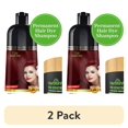 thumbnail image 1 of (2 pack) Herbishh Hair Color Shampoo for Grey Hair 500ml + Argan Hair Mask for Dry or Damaged Hair | Hair Dye | Cover Grey Hair for Men and Women (Grape Red), 1 of 9
