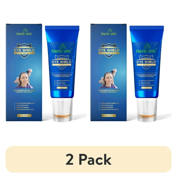 (2 pack) Herbishh Hair Color Stain Protector for Nourishing– Skin Protecting Barrier Cream– for Men & Women
