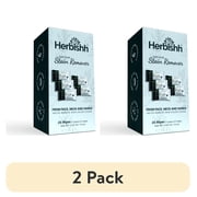 2 pack Herbishh Hair Color Stain Remover Wipes   Gentle Formula for Dye Cleanup   Easy Clean Hair Color Remover Wipe for Skin   Travel Pack with 5 Wipes   Safe and Skin-Friendly, Pack of 5