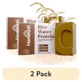 thumbnail interactive-video image 1 of (2 pack) Herbishh Rice Water Conditioner Bar, Moisturizing & Smoothing, Solid Soap for Dry, Fine or Brittle Hair, With Fermented Rice & Botanical Oils, All Hair Types, Paraben-Free, Sulfate-Free, 3.53 oz, 1 of 10