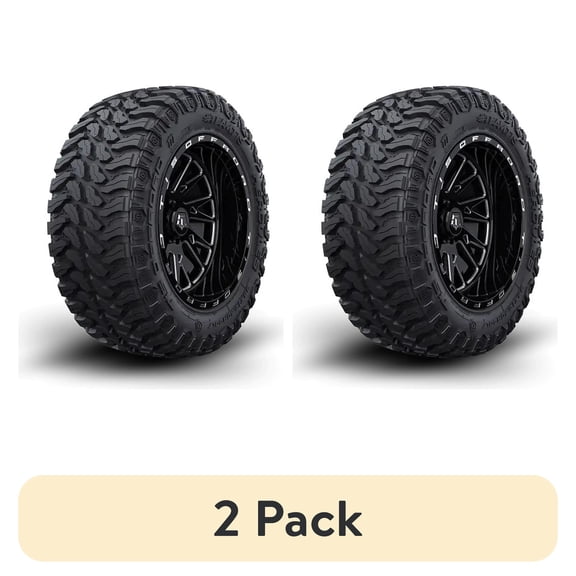 (2 pack) Hercules TIS Offroad TT1 Mud Terrain LT33X12.50R20 119Q F Light Truck Tire