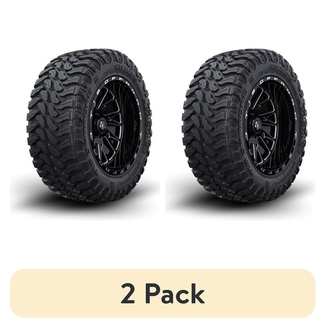 Tis Rims (2 pack) Hercules TIS Offroad TT1 Mud Terrain LT33X12.50R20 119Q F ...