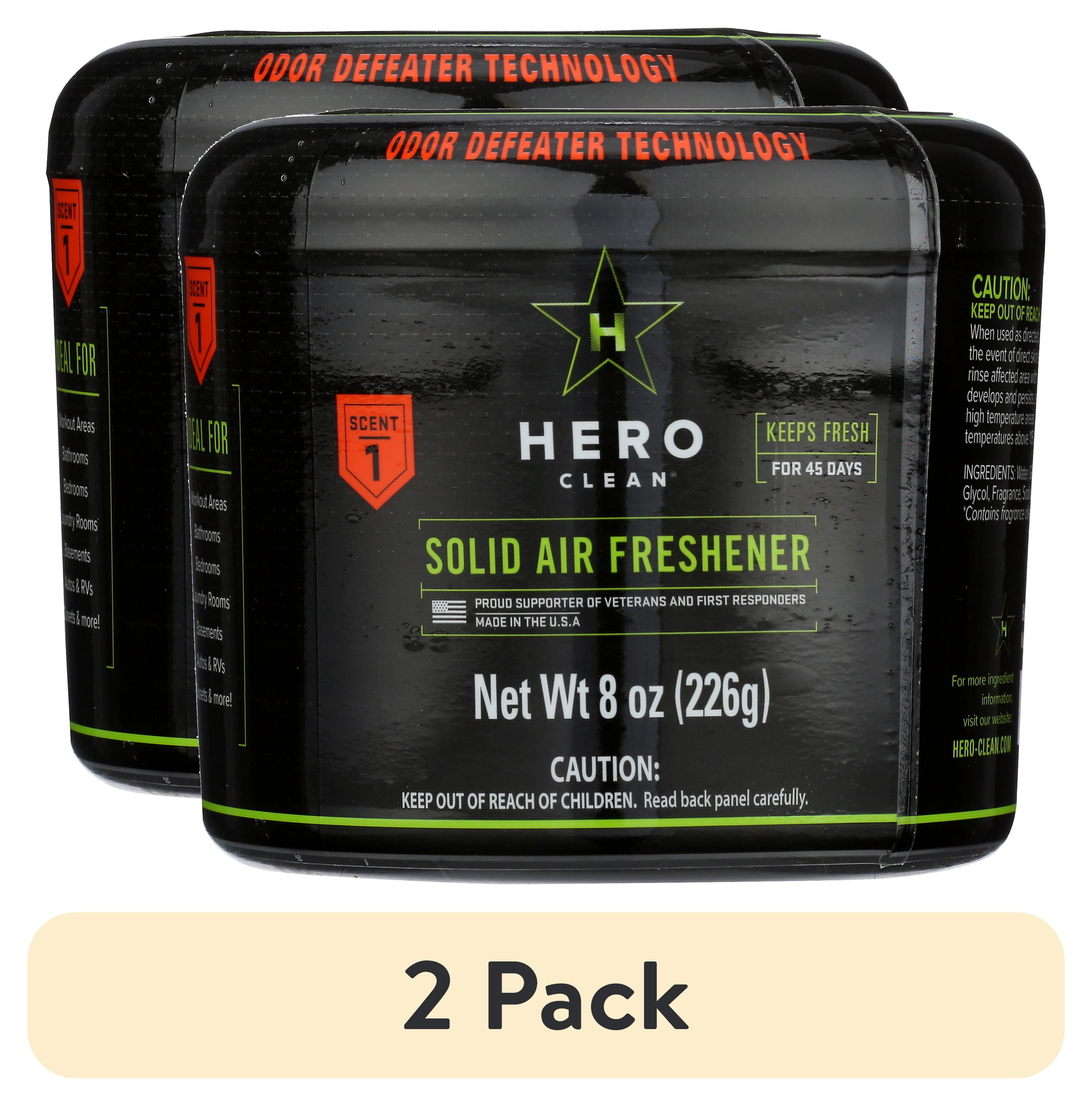 (2 pack) Hero Clean Solid Air Freshener, Scent 1, 8-Ounce - Walmart.com