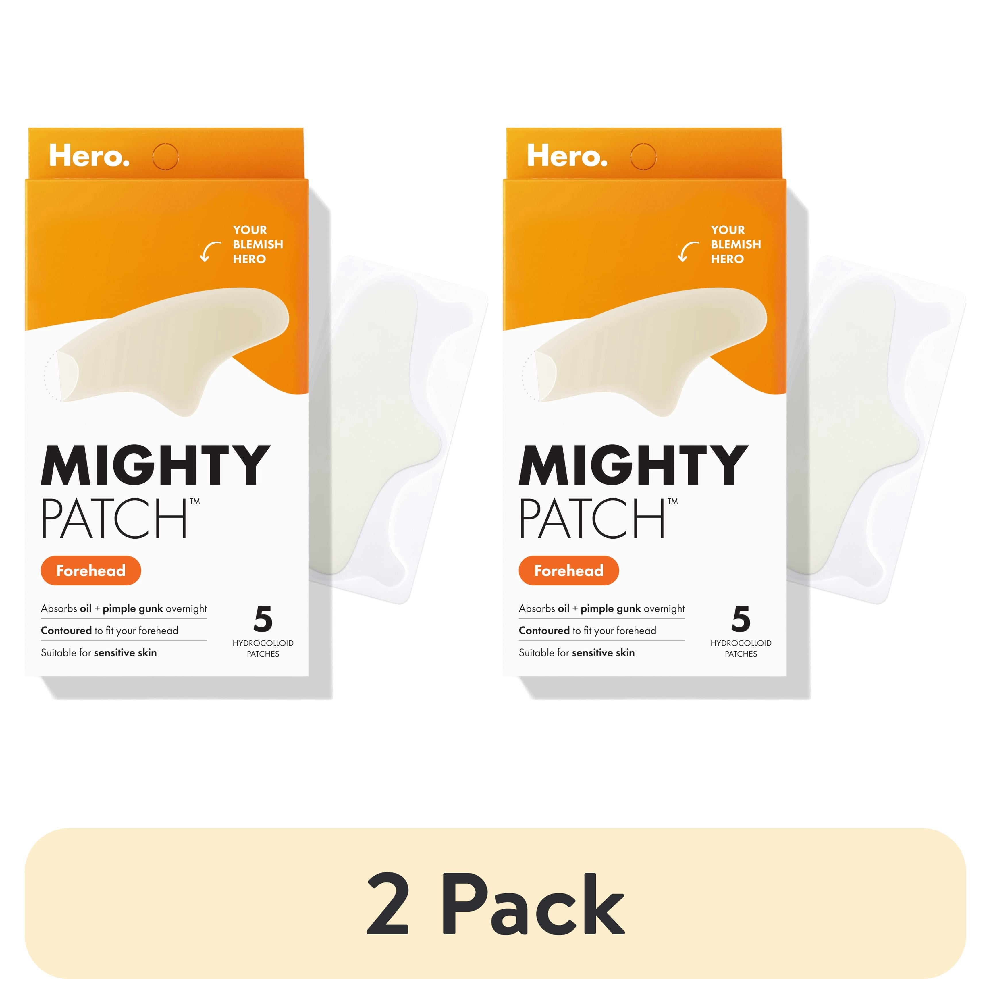 (2 pack) Hero Cosmetics Mighty Patch Forehead, 5ct