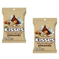 thumbnail image 1 of (2 pack) Hershey's, 4.48 oz, Kisses Milk Chocolate with Almonds Candy, Bag, 1 of 5